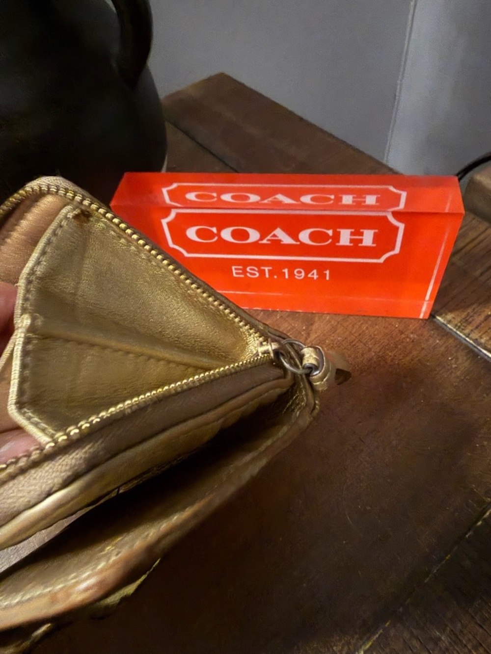 Coach Patchwork Bifold Wallet - Picture 7 of 14